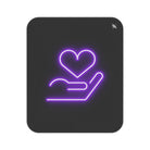 My Purple Heart in Your Hand | Mix Match Fun-Flirty Lovers’ Water-Resistant Blankets