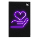 My Purple Heart in Your Hand | Mix & Match Soft Fun-Flirty Lovers’ Towels