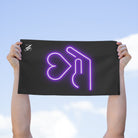 My Purple Heart in Your Hand | Mix & Match Soft Fun-Flirty Lovers’ Towels