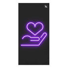 My Purple Heart in Your Hand | Mix & Match XL Fun-Flirty Lovers’ Towels