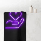 My Purple Heart in Your Hand | Mix & Match XL Fun-Flirty Lovers’ Towels