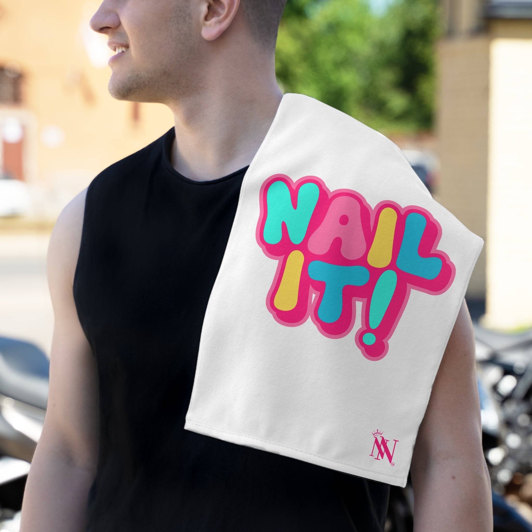 Nail It! White Mix & Match Soft Sex Towels | Naughty Lovers’ Gifts