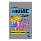 Naked Movie Night Grey Mix & Match Soft Sex Towels | Flirty Lovers’ Gifts