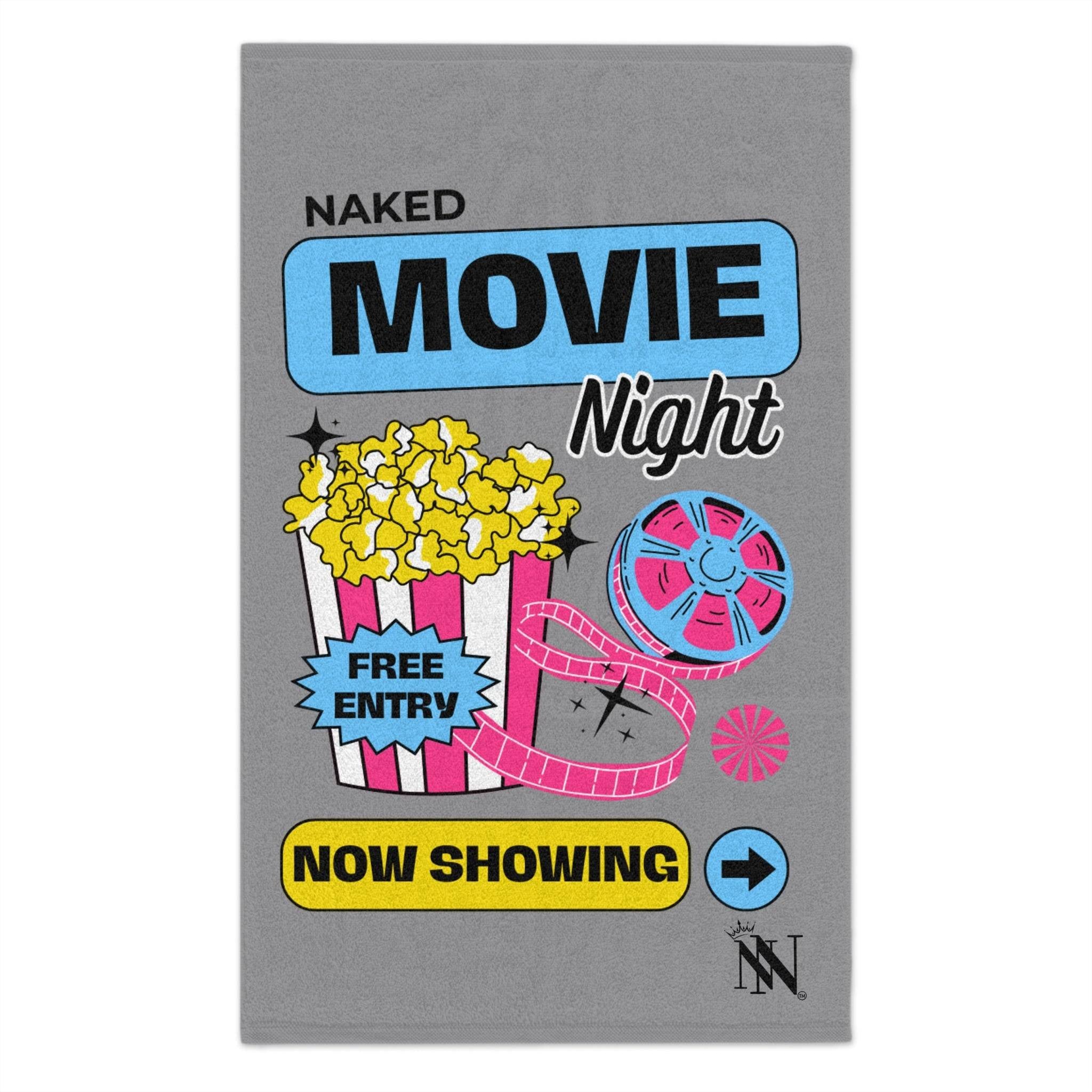 Naked Movie Night Grey Mix & Match Soft Sex Towels | Flirty Lovers’ Gifts