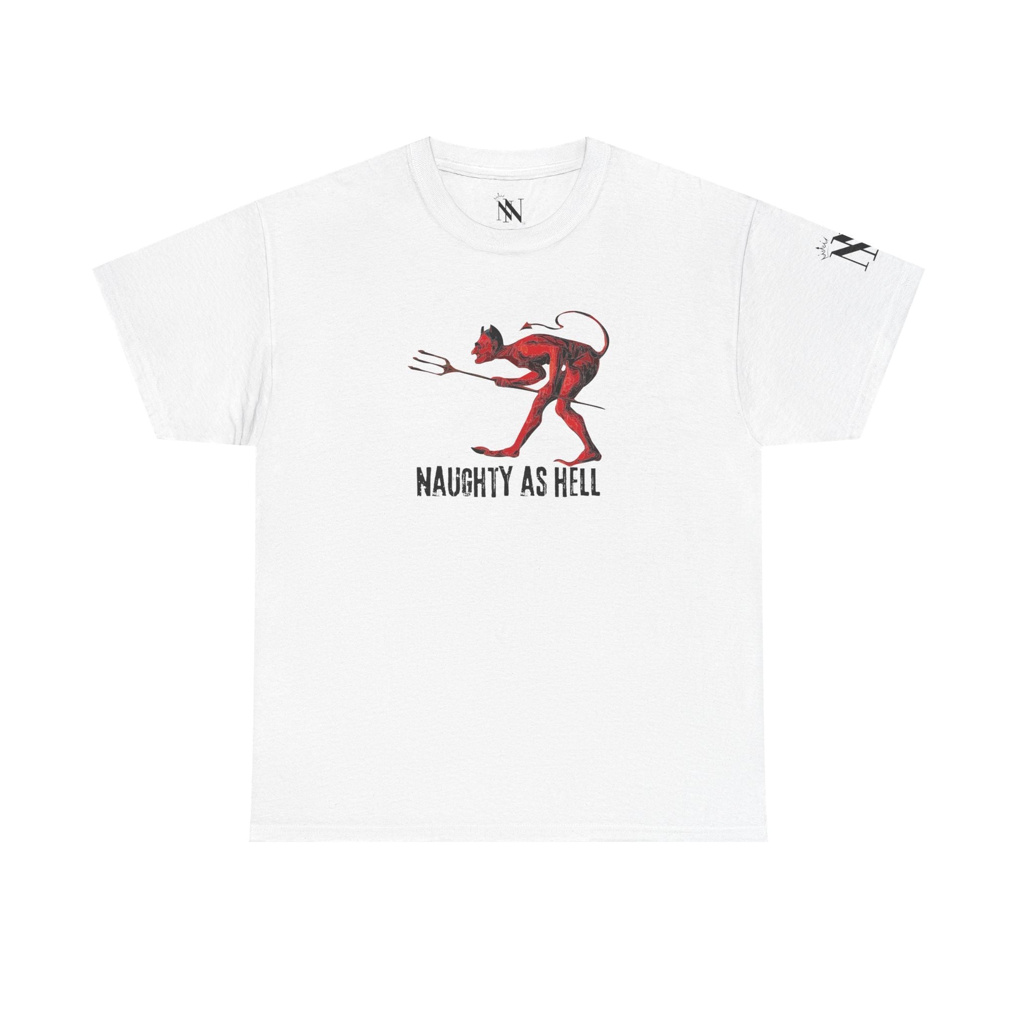 Naughty As Hell | Mix & Match 100% Cotton Unisex Fun-Flirty Lovers’ Tees
