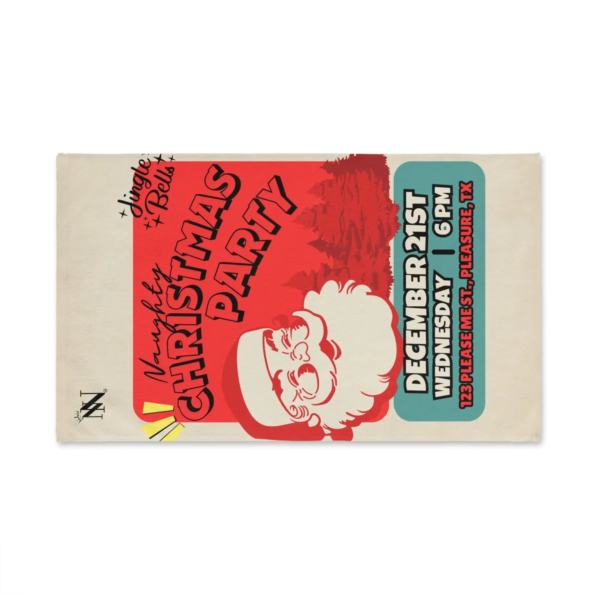 Naughty Christmas Party | Mix & Match Original Fun-Flirty Lovers’ Towels