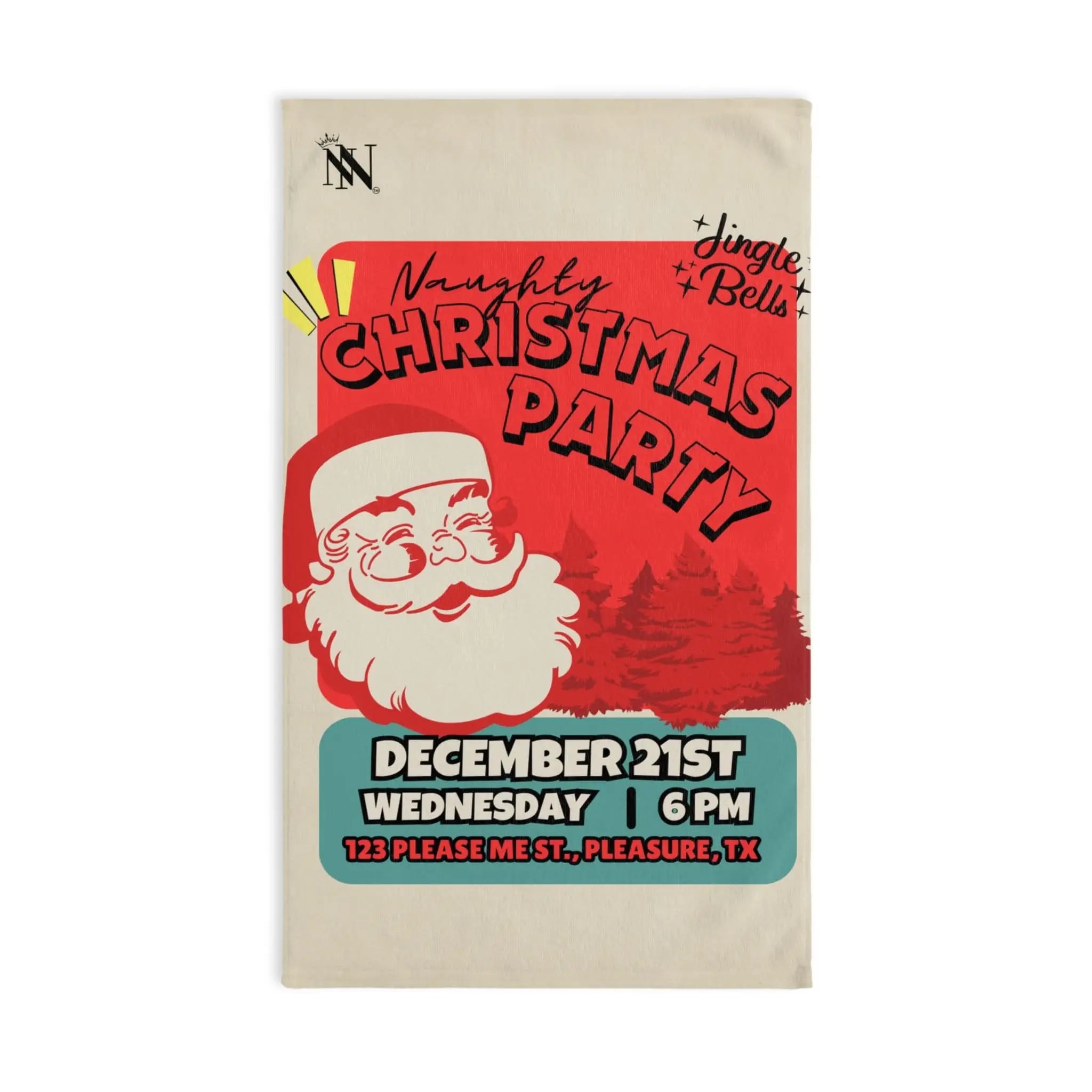 Naughty Christmas Party | Mix & Match Original Fun-Flirty Lovers’ Towels