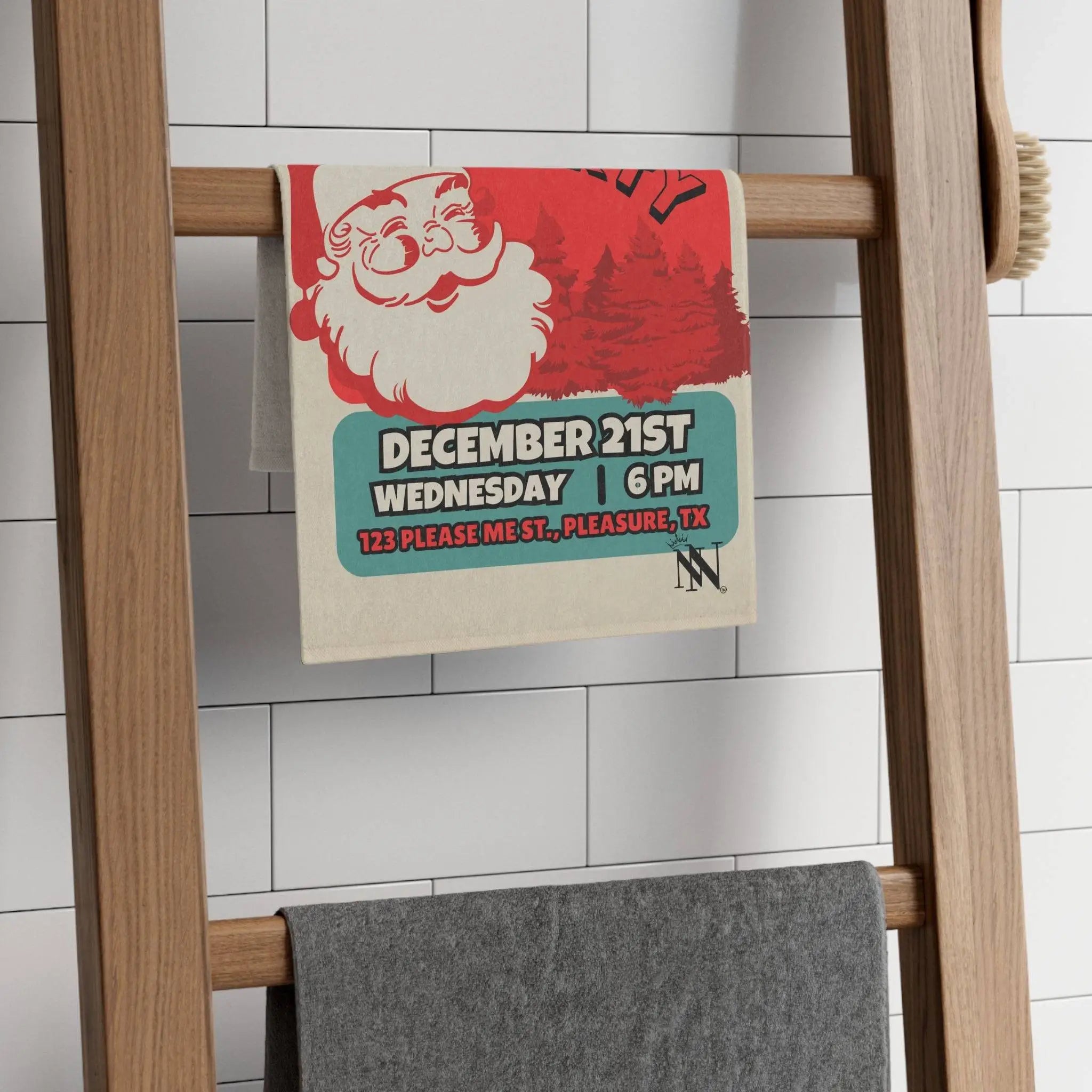 Naughty Christmas Party | Mix & Match Soft Fun-Flirty Lovers’ Towels