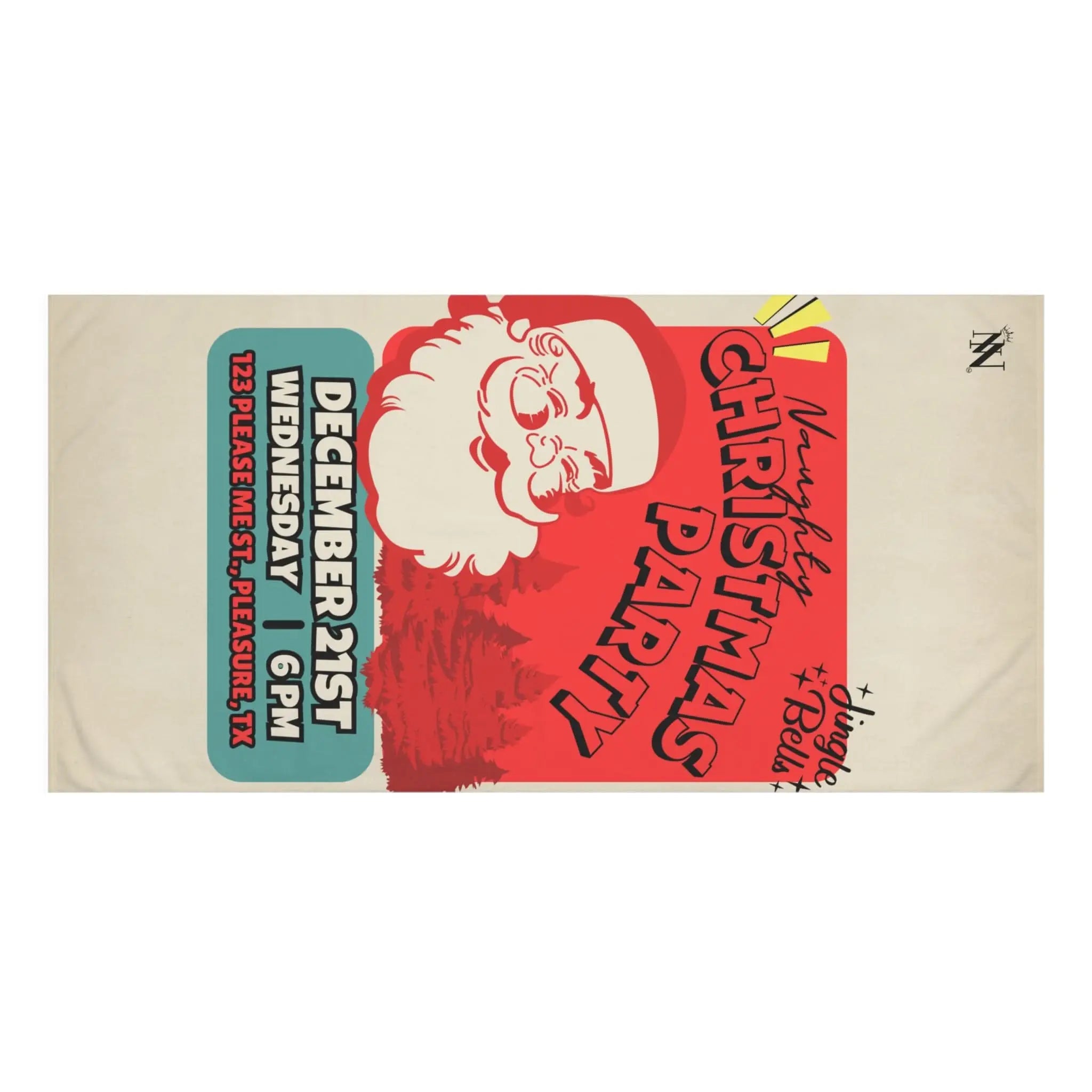 Naughty Christmas Party | Mix & Match Naughty XL Fun-Flirty Lovers’ Towels