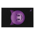Naughty Devil Emoji Black | Mix & Match Soft Fun-Flirty Lovers’ Towels