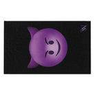 Naughty Devil Emoji Black | Mix & Match Soft Fun-Flirty Lovers’ Towels