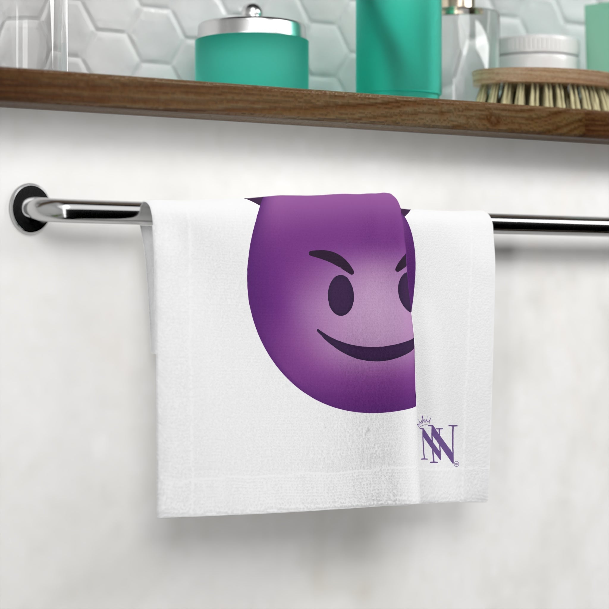 Naughty Devil Emoji | Mix & Match Lils’ Fun-Flirty Lovers’ Towels