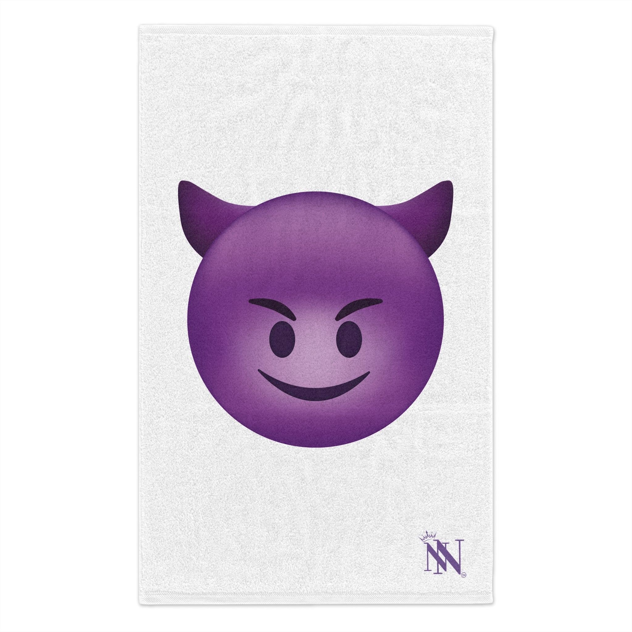 Naughty Devil Emoji | Mix & Match Soft Fun-Flirty Lovers’ Towels