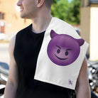 Naughty Devil Emoji | Mix & Match Soft Fun-Flirty Lovers’ Towels