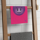 Naughty Devil Emoji Pink | Mix & Match Soft Fun-Flirty Lovers’ Towels