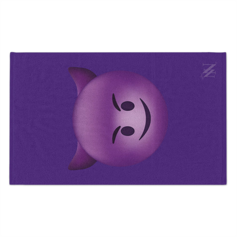 Naughty Devil Emoji Purple | Mix & Match Soft Fun-Flirty Lovers’ Towels