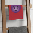 Naughty Devil Emoji Red | Mix & Match Soft Fun-Flirty Lovers’ Towels