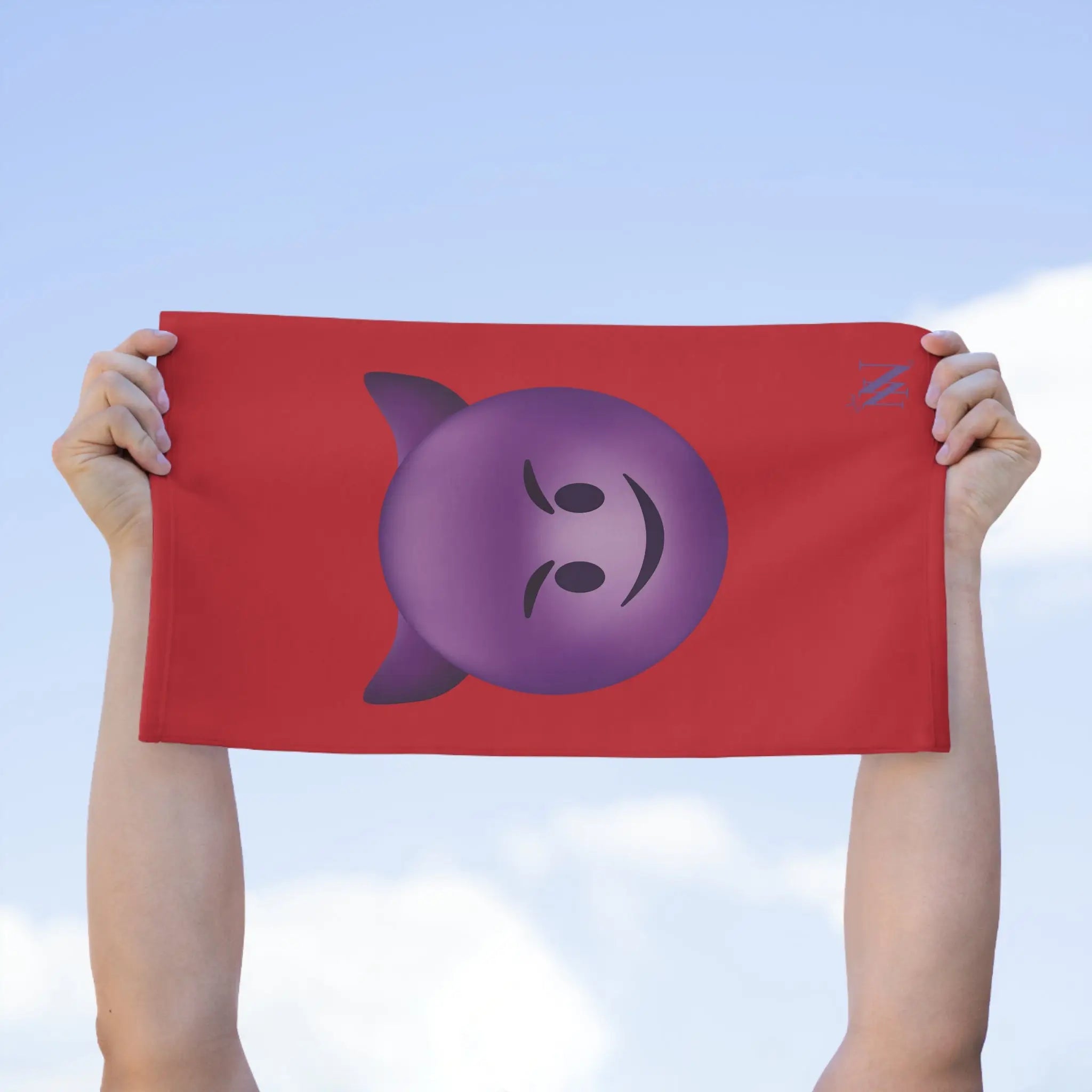 Naughty Devil Emoji Red | Mix & Match Soft Fun-Flirty Lovers’ Towels