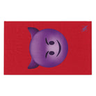 Naughty Devil Emoji Red | Mix & Match Soft Fun-Flirty Lovers’ Towels