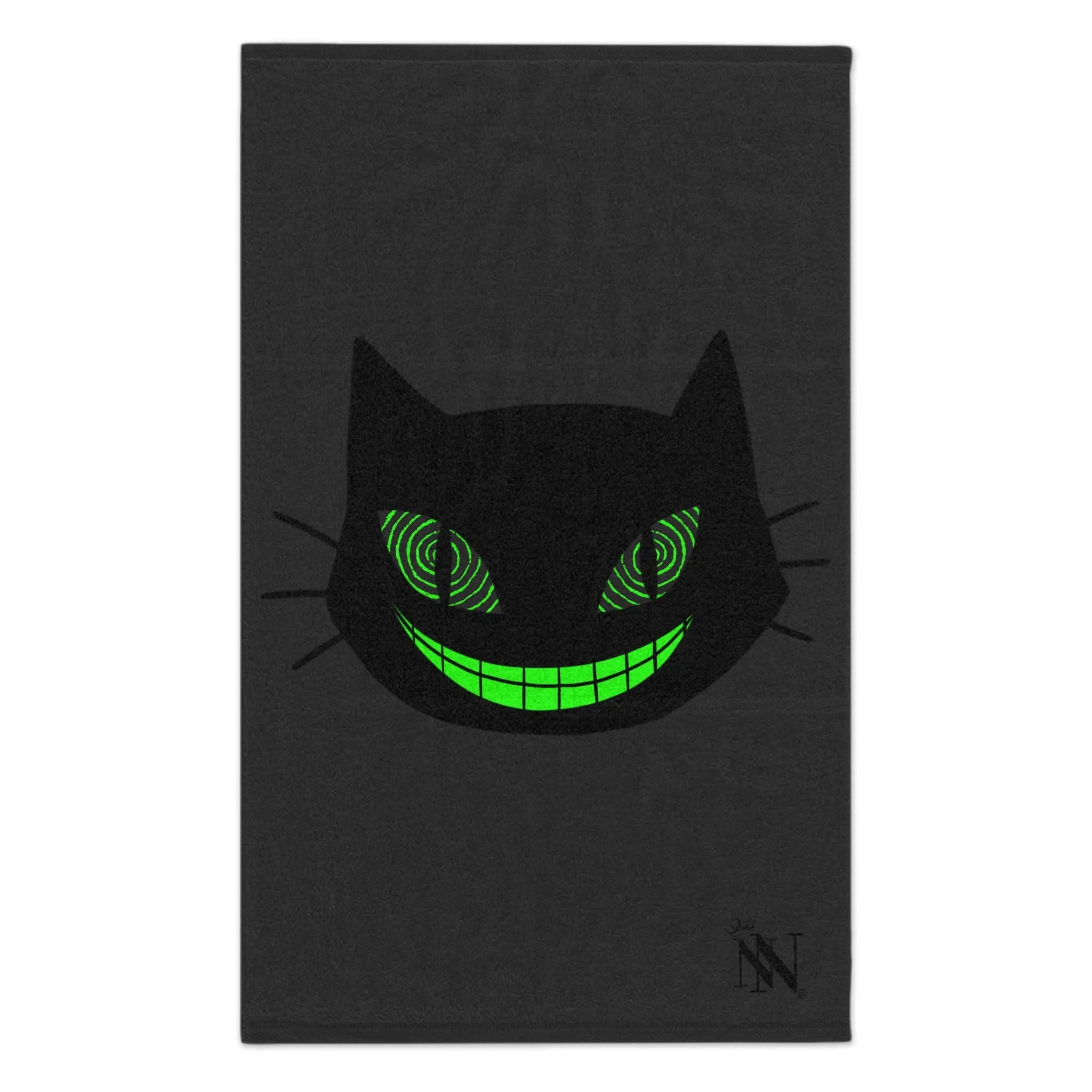 Naughty Kitty Dark Grey | Mix & Match Soft Fun-Flirty Lovers’ Towels