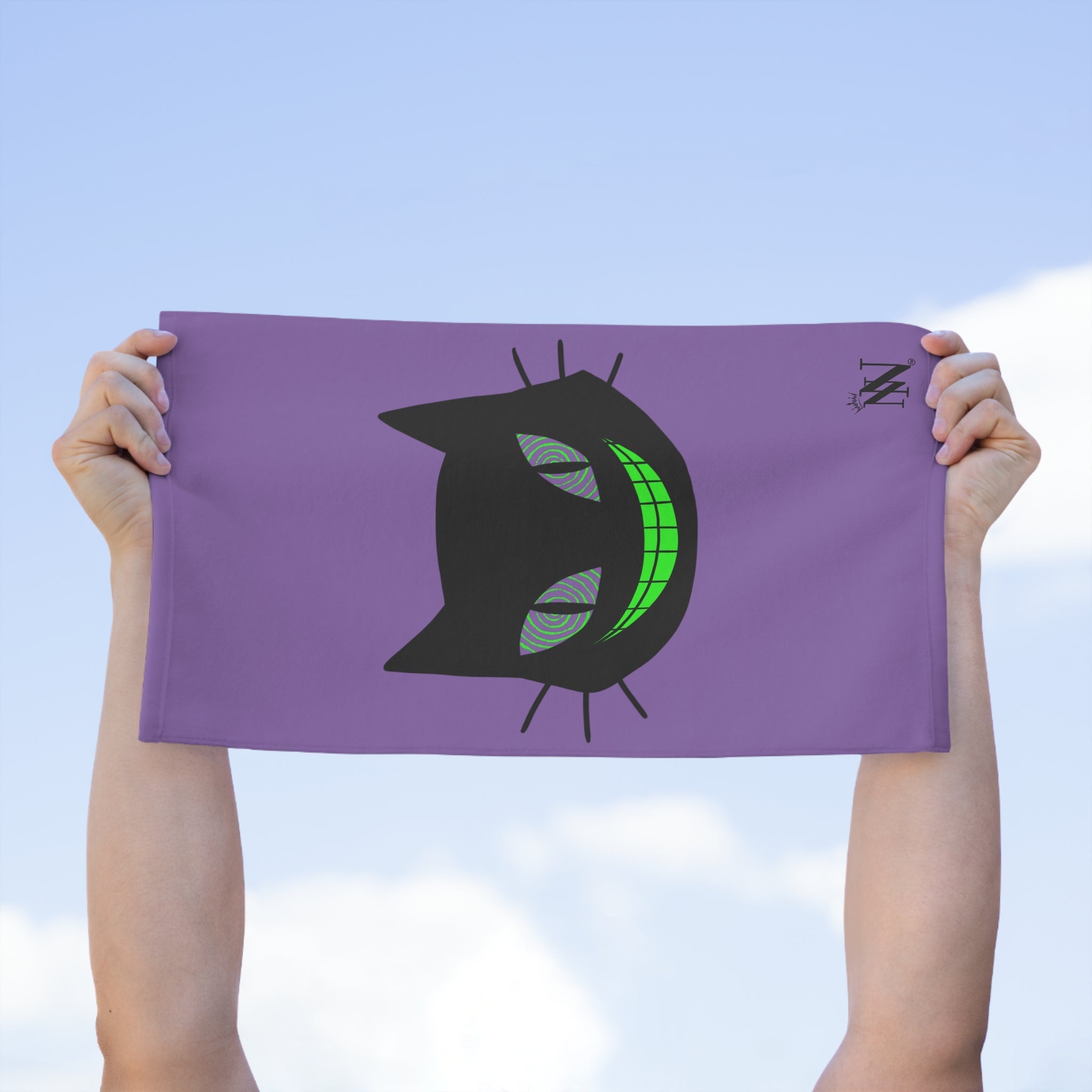 Naughty Kitty Lavendar | Mix & Match Soft Fun-Flirty Lovers’ Towels