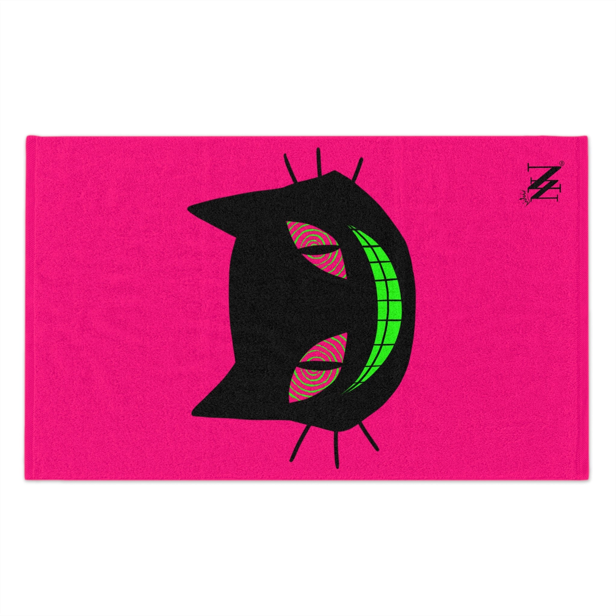 Naughty Kitty Pink | Mix & Match Soft Fun-Flirty Lovers’ Towels
