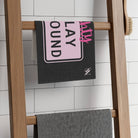 Naughty Playground Black Mix & Match Soft Sex Towels | Flirty Lovers’ Gifts