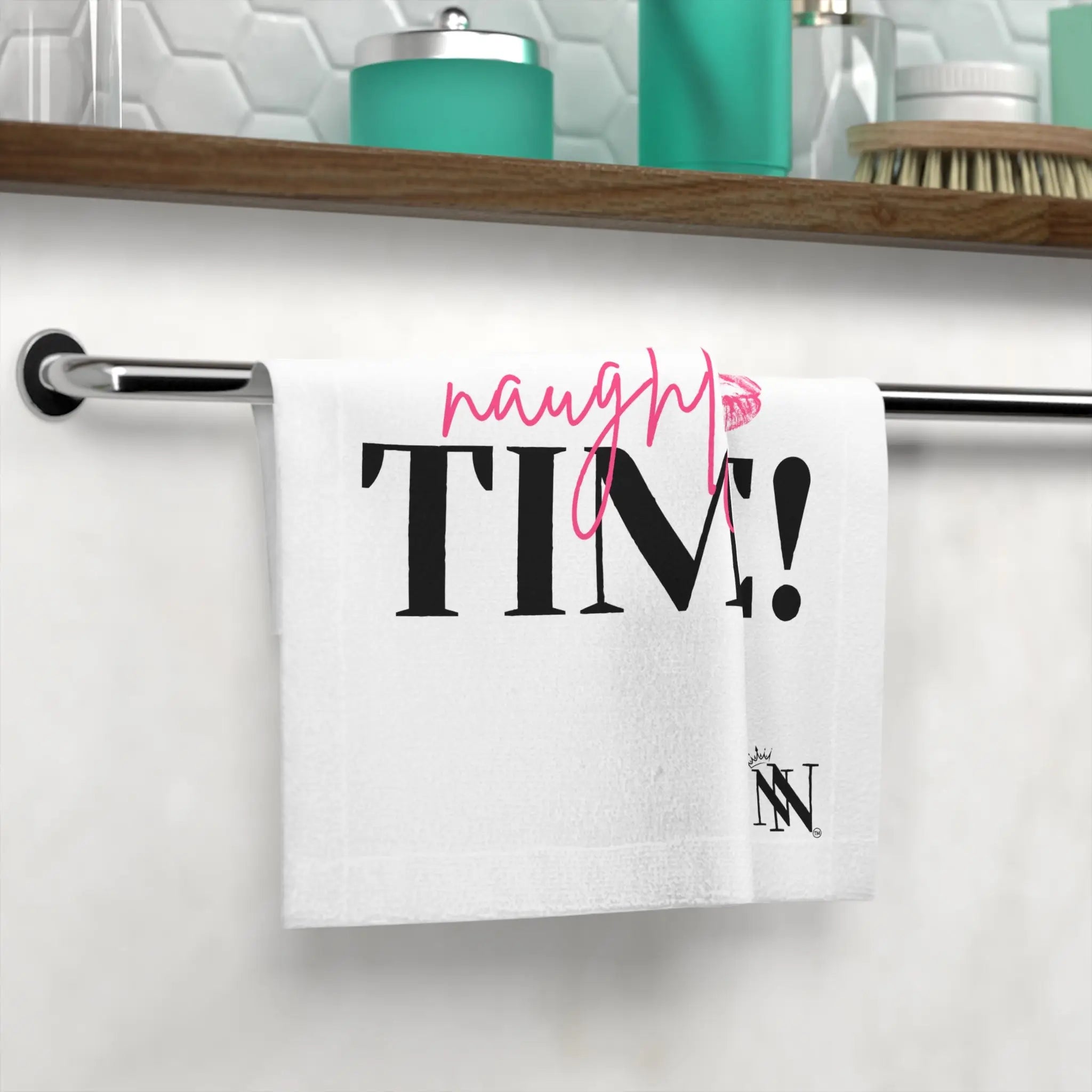 Naughty Time! With a Kiss | Mix & Match Lils’ Fun-Flirty Lovers’ Towels