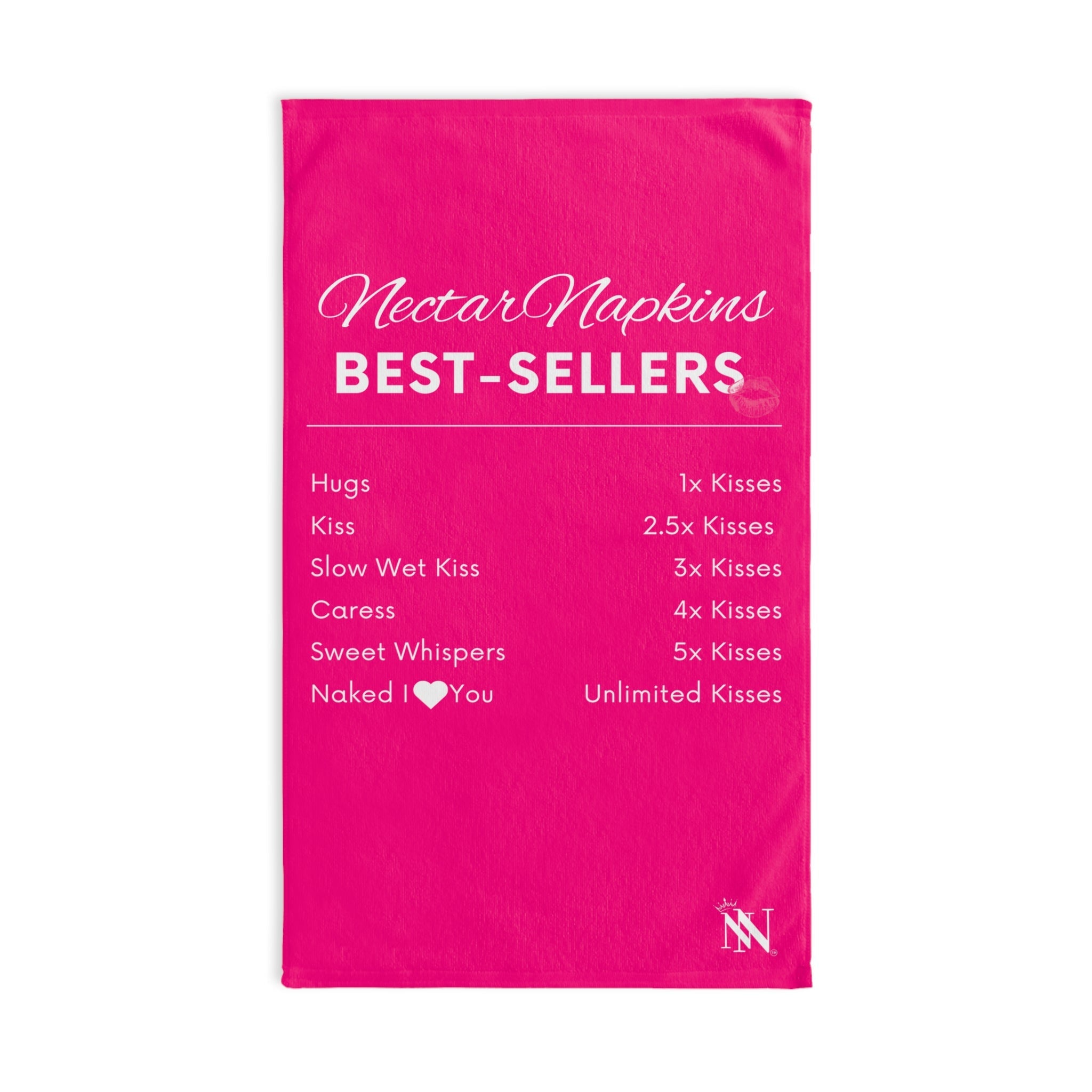 Nectar Napkins Best Sellers Signature Pink | Mix & Match Original Fun-Flirty Lovers’ Towels