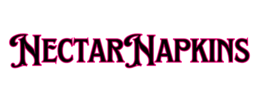 Nectar Napkins Brand Name with a stylized font on a white background