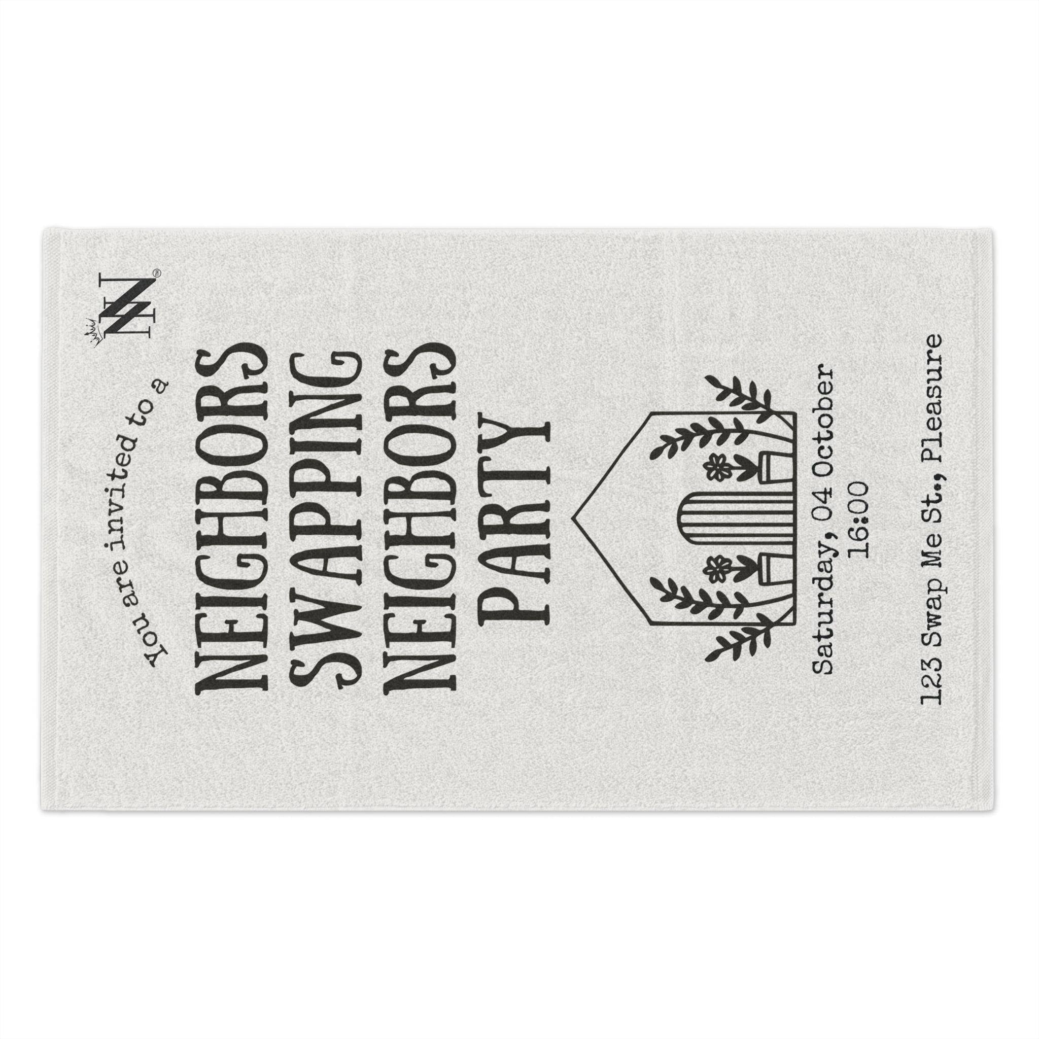 Neighbors Swapping Neighbors | Mix & Match Soft Fun-Flirty Lovers’ Towels