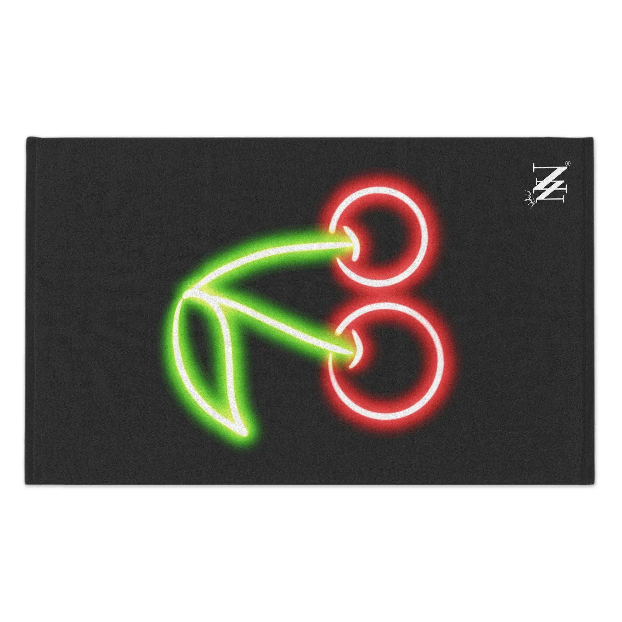 Neon Cherries | Mix & Match Soft Fun-Flirty Lovers’ Towels
