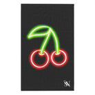Neon Cherries | Mix & Match Soft Fun-Flirty Lovers’ Towels