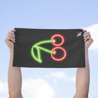 Neon Cherries | Mix & Match Soft Fun-Flirty Lovers’ Towels