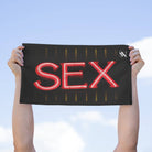 Neon Sex Sign | Mix & Match Soft Fun-Flirty Lovers’ Towels