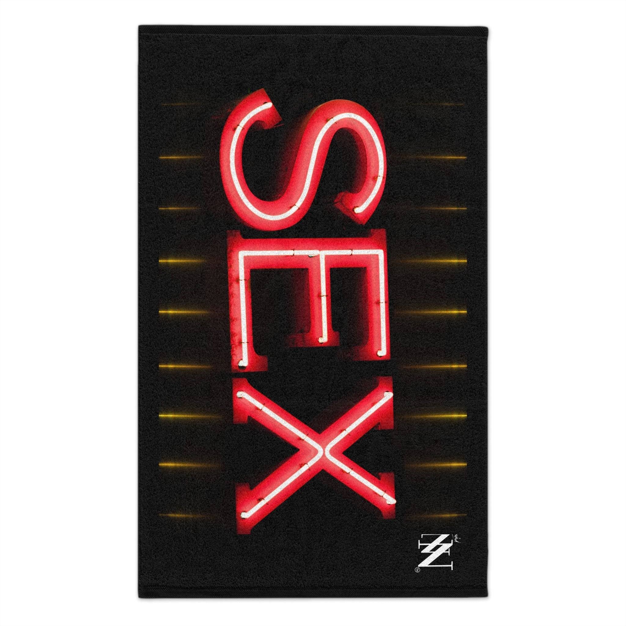 Neon Sex Sign | Mix & Match Soft Fun-Flirty Lovers’ Towels