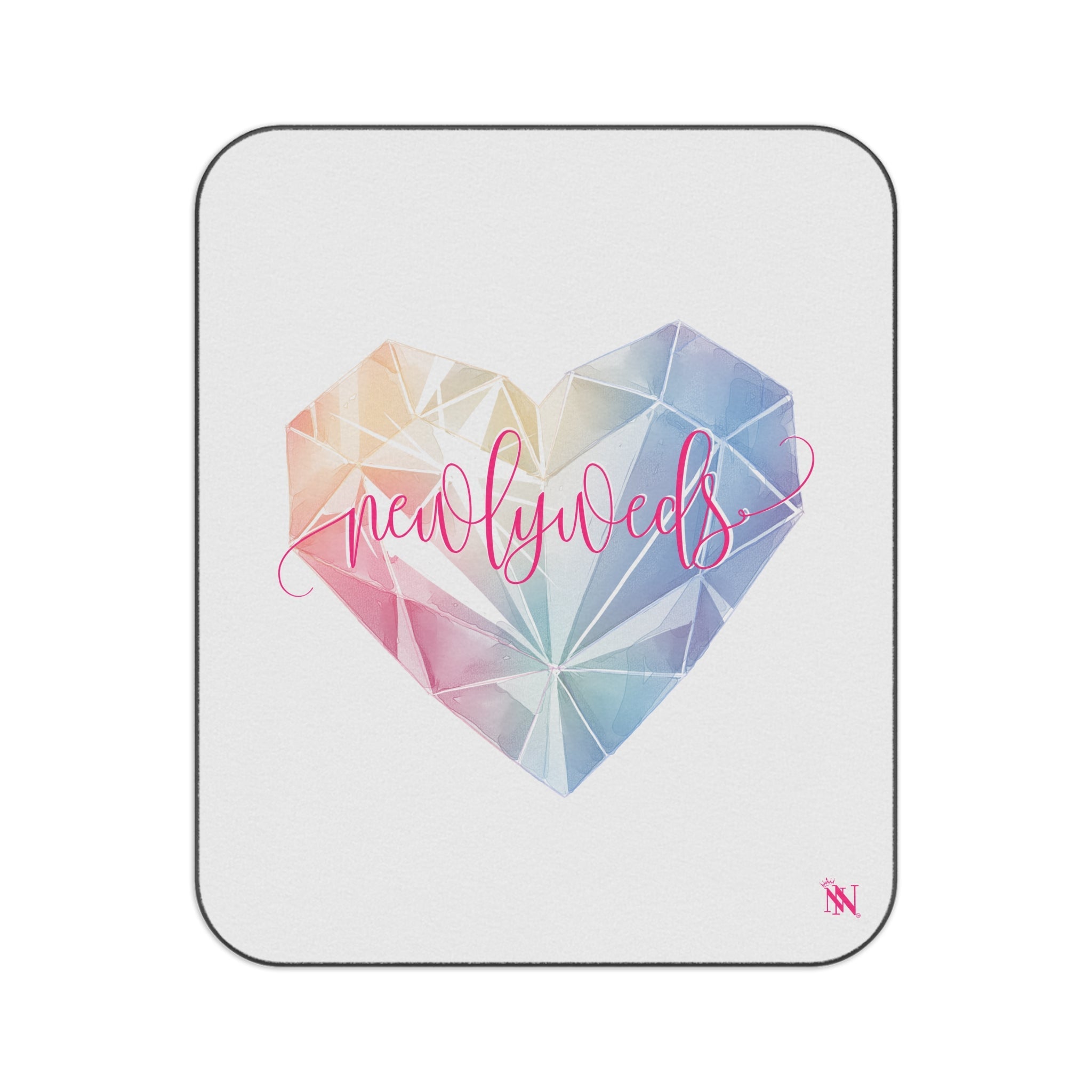 Newlyweds Diamond Heart | Mix Match Fun-Flirty Lovers’ Water-Resistant Blankets