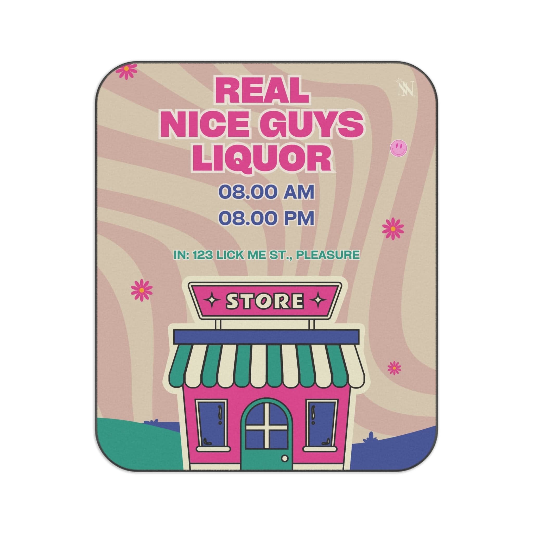Nice Guys Liquor | Mix Match Fun-Flirty Lovers’ Water-Resistant Blankets
