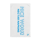 Nice Work Grey White | Mix & Match Original Fun-Flirty Lovers’ Towels