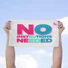 No Instructions Needed White | Mix & Match Soft Fun-Flirty Lovers’ Towels