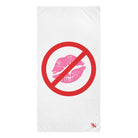 No Kissing Allowed | Mix & Match Naughty XL Fun-Flirty Lovers’ Towels