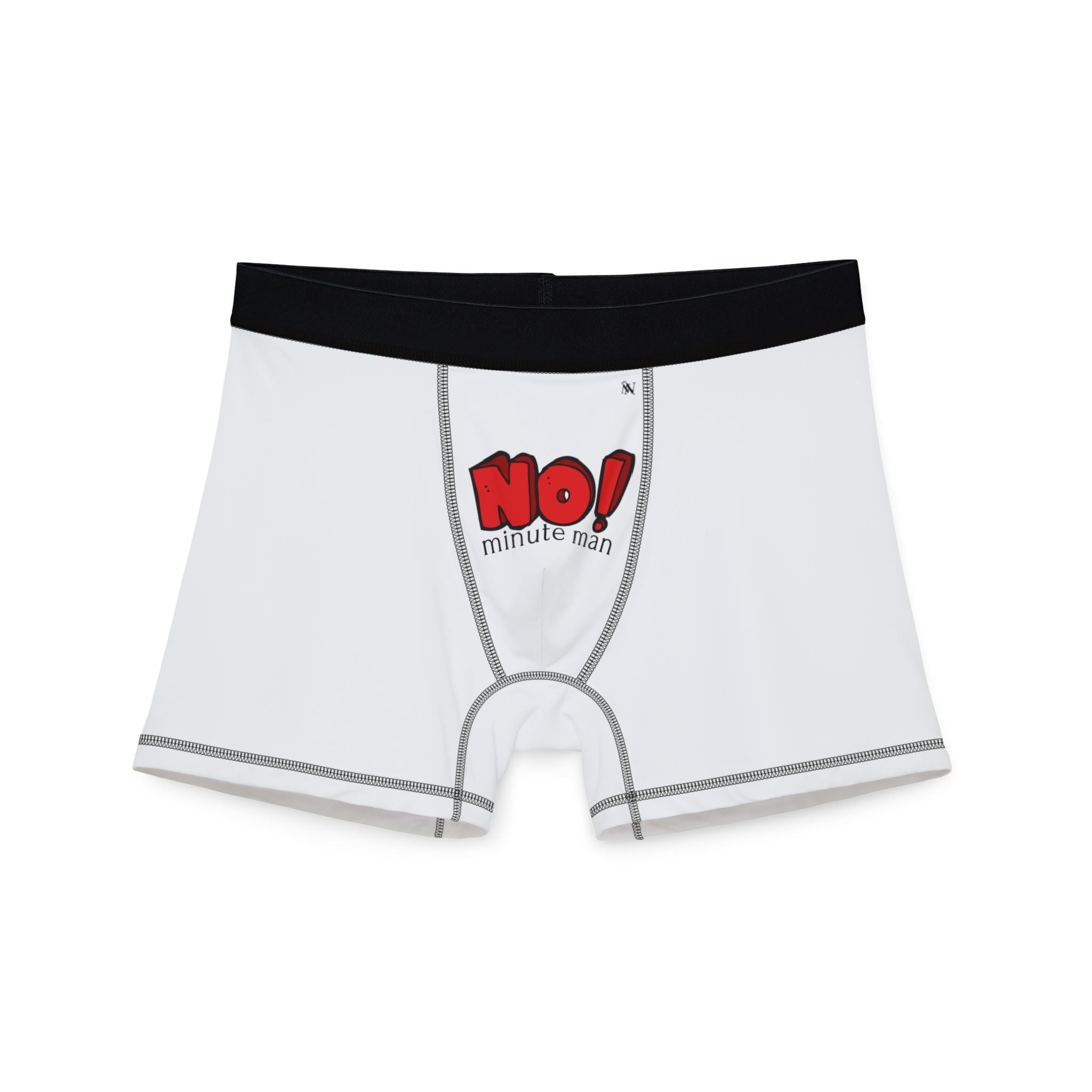 No! Minute Man | Mix & Match Fun-Flirty Lovers’ Boxer Briefs