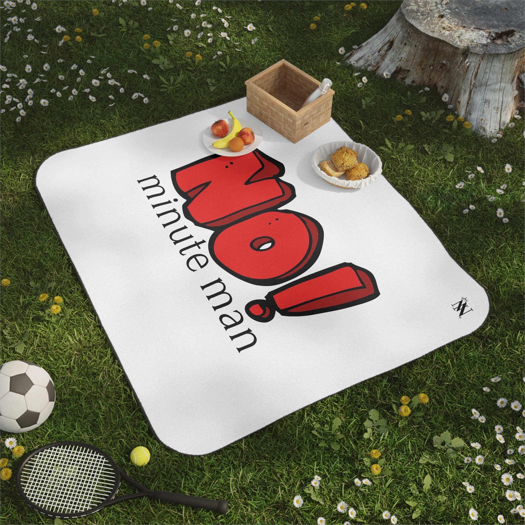 No! Minute Man | Mix Match Fun-Flirty Lovers’ Water-Resistant Blankets