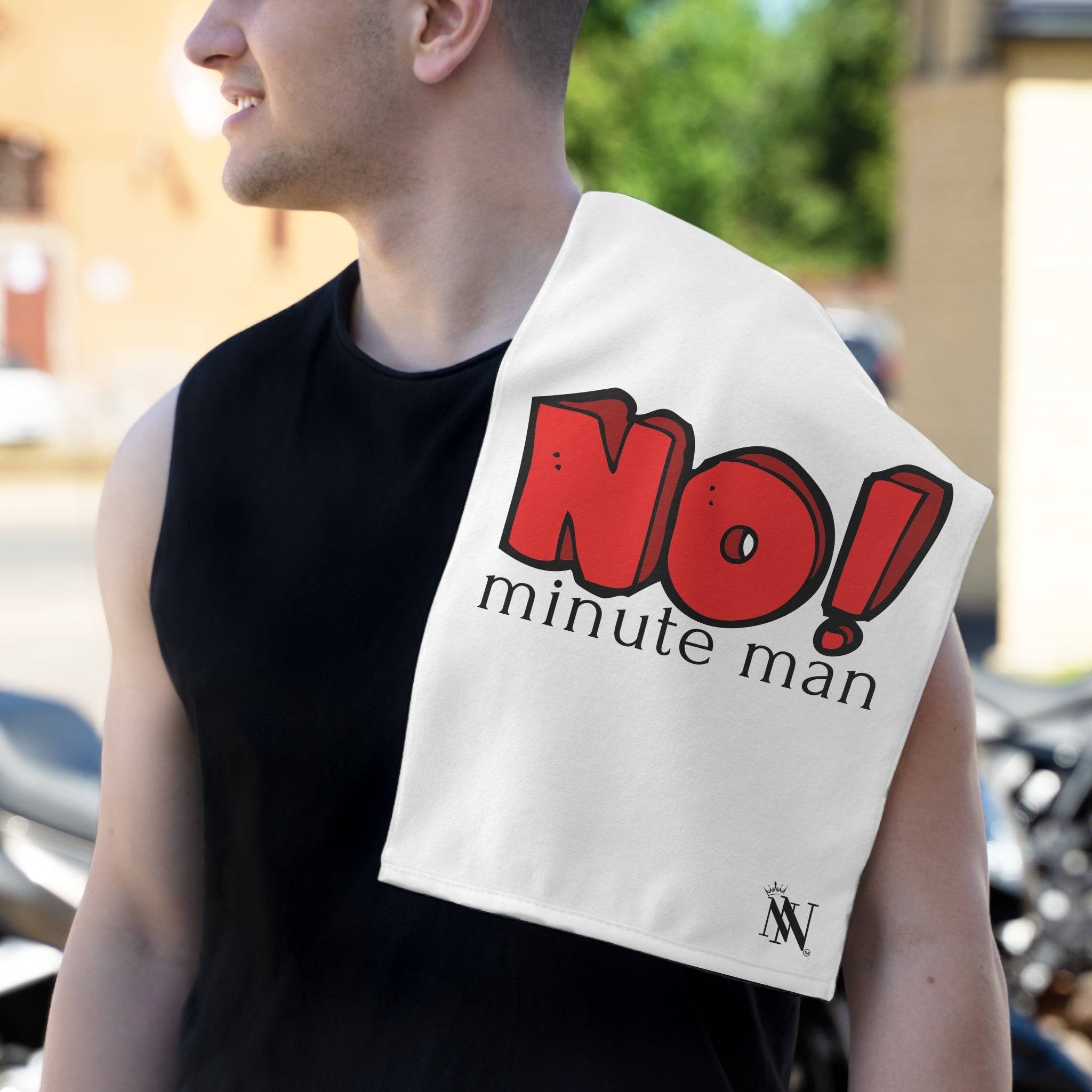 No! Minute Man | Mix & Match Soft Fun-Flirty Lovers’ Towels