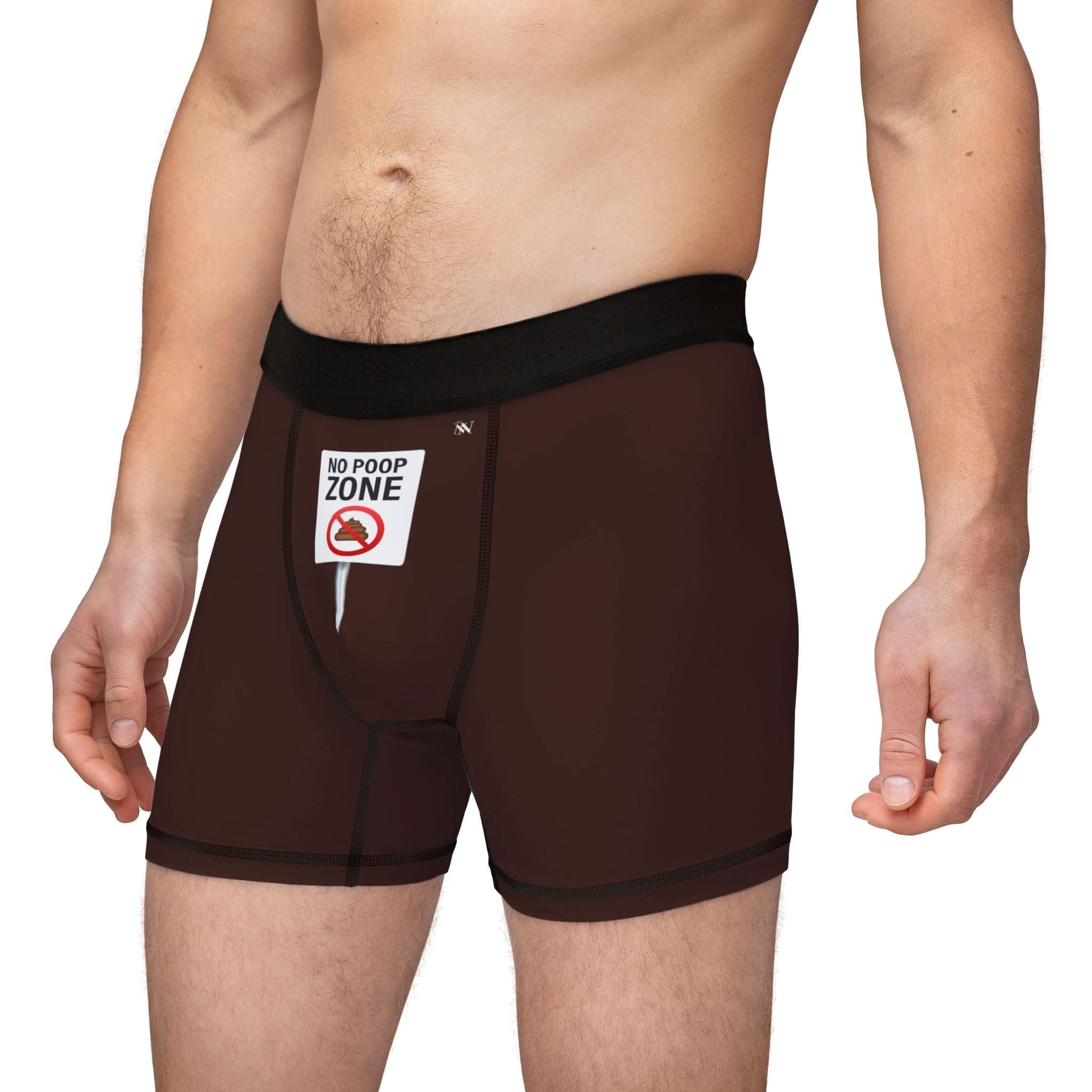 No Poop Zone | Mix & Match Fun-Flirty Lovers’ Boxer Briefs