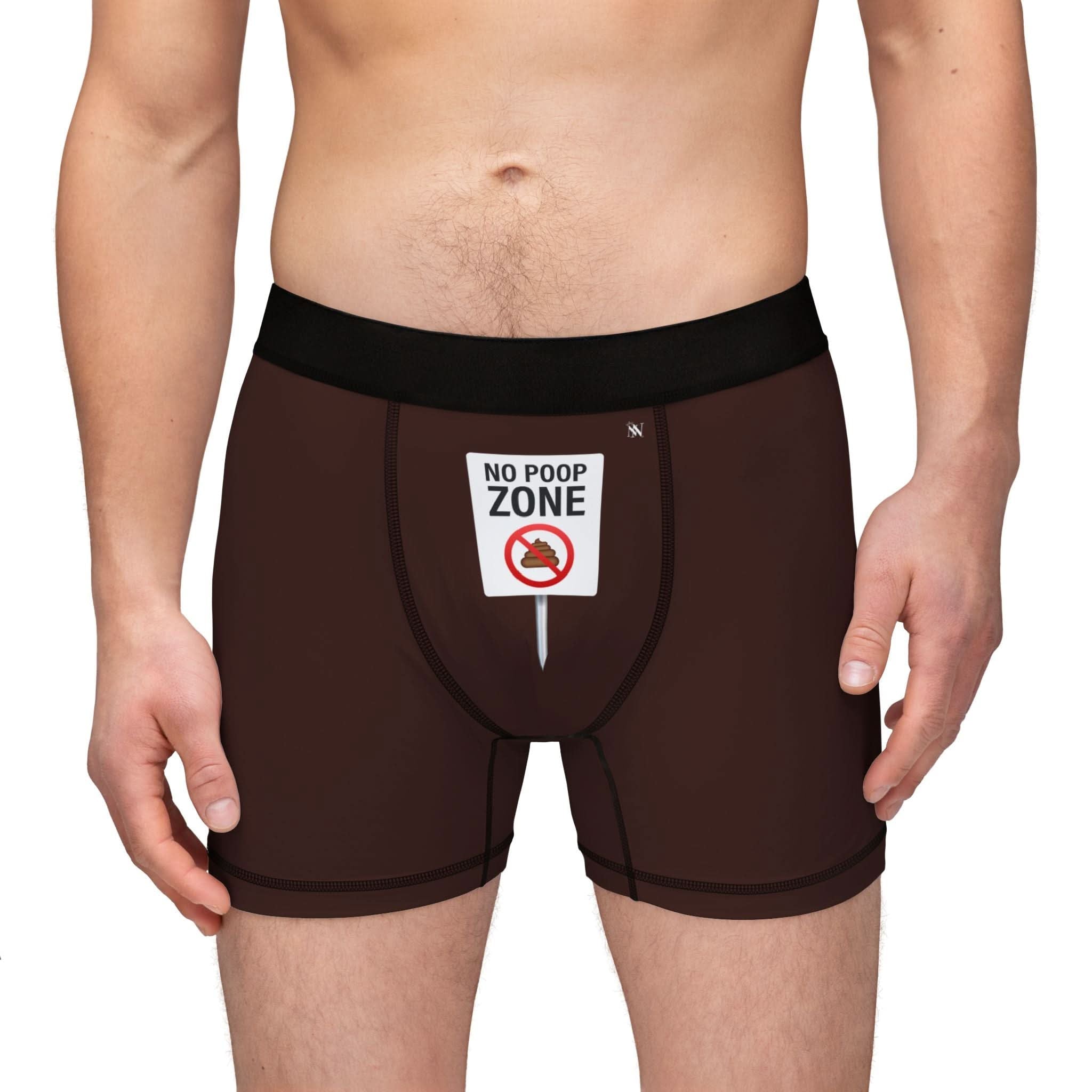 No Poop Zone | Mix & Match Fun-Flirty Lovers’ Boxer Briefs