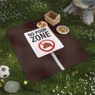 No Poop Zone | Mix Match Fun-Flirty Lovers’ Water-Resistant Blankets