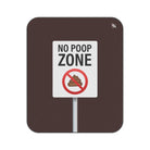 No Poop Zone | Mix Match Fun-Flirty Lovers’ Water-Resistant Blankets