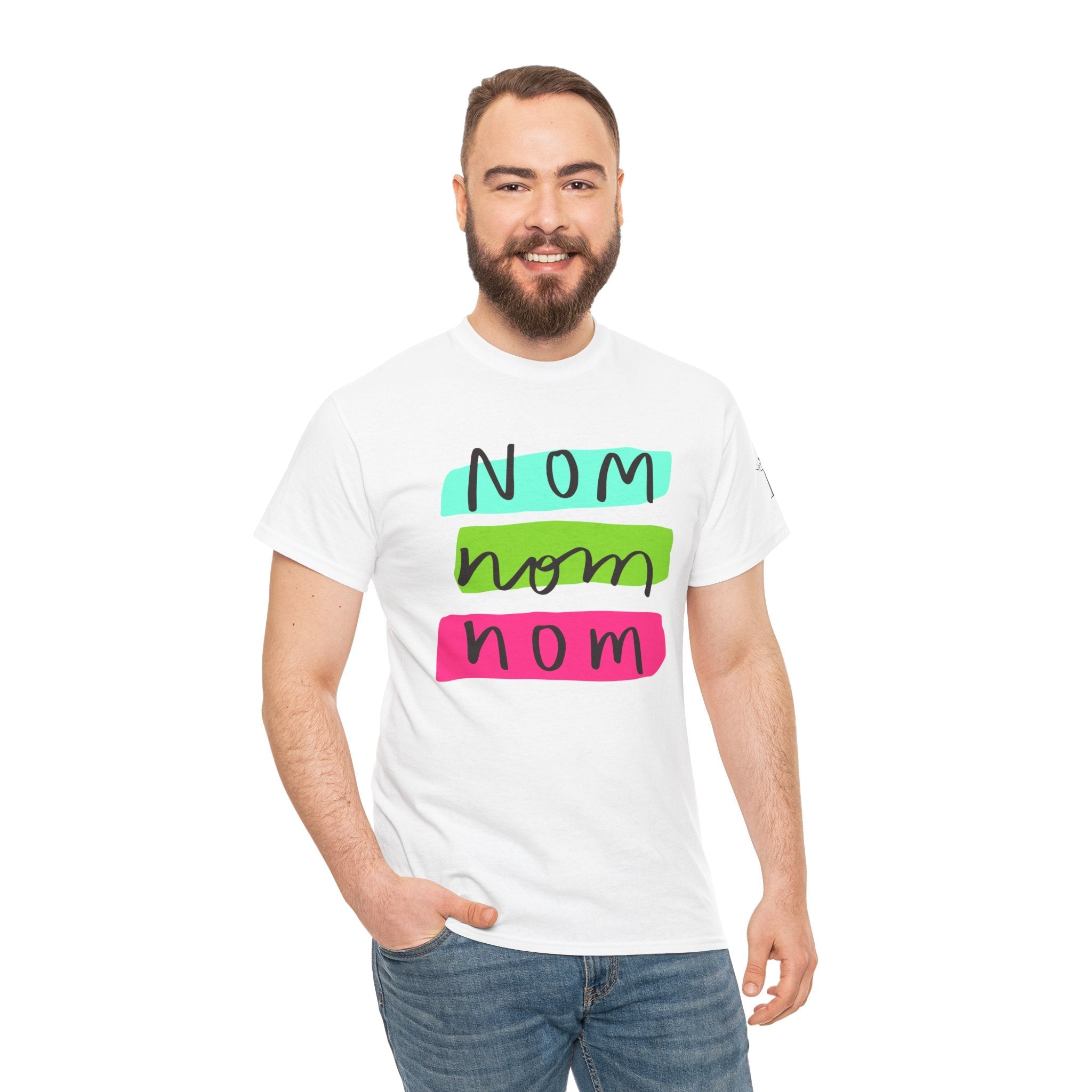 Nom Nom Nom | Mix & Match 100% Cotton Unisex Fun-Flirty Lovers’ Tees