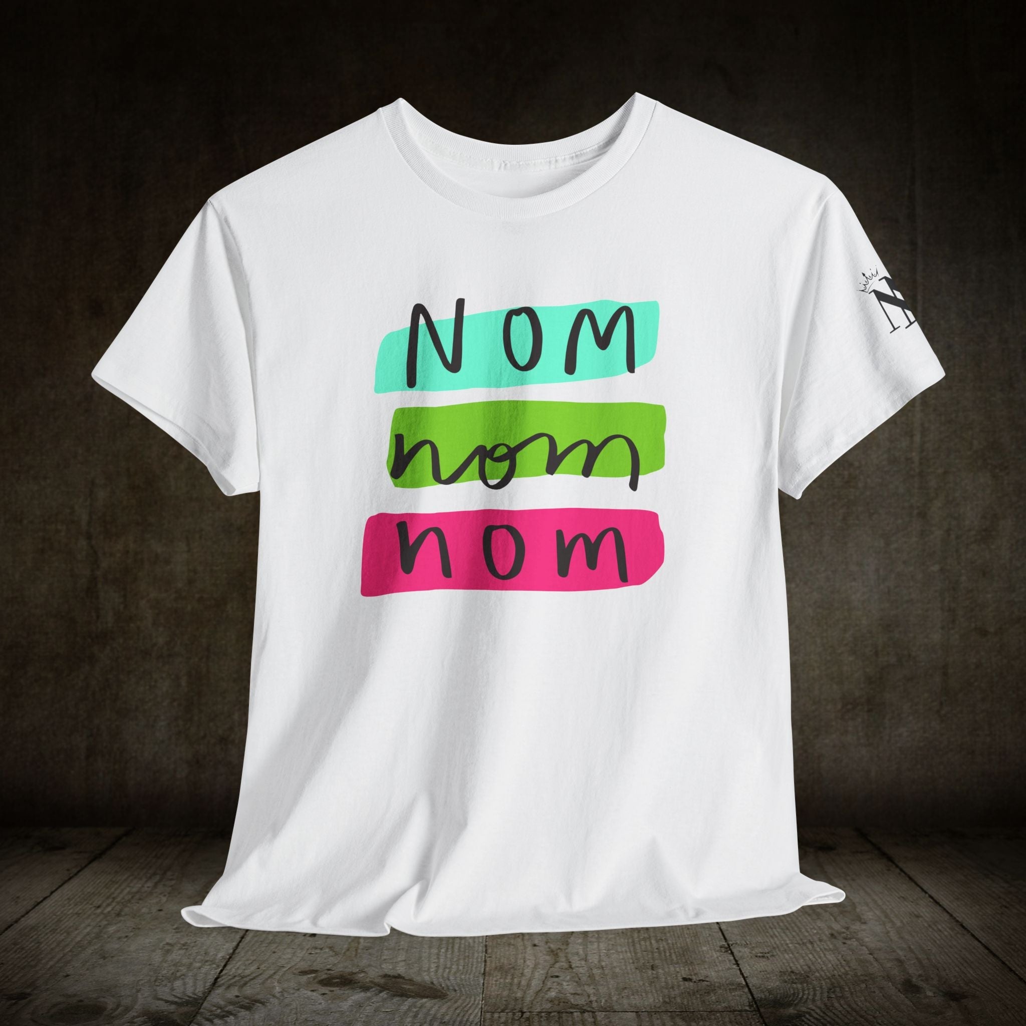 Nom Nom Nom | Mix & Match 100% Cotton Unisex Fun-Flirty Lovers’ Tees